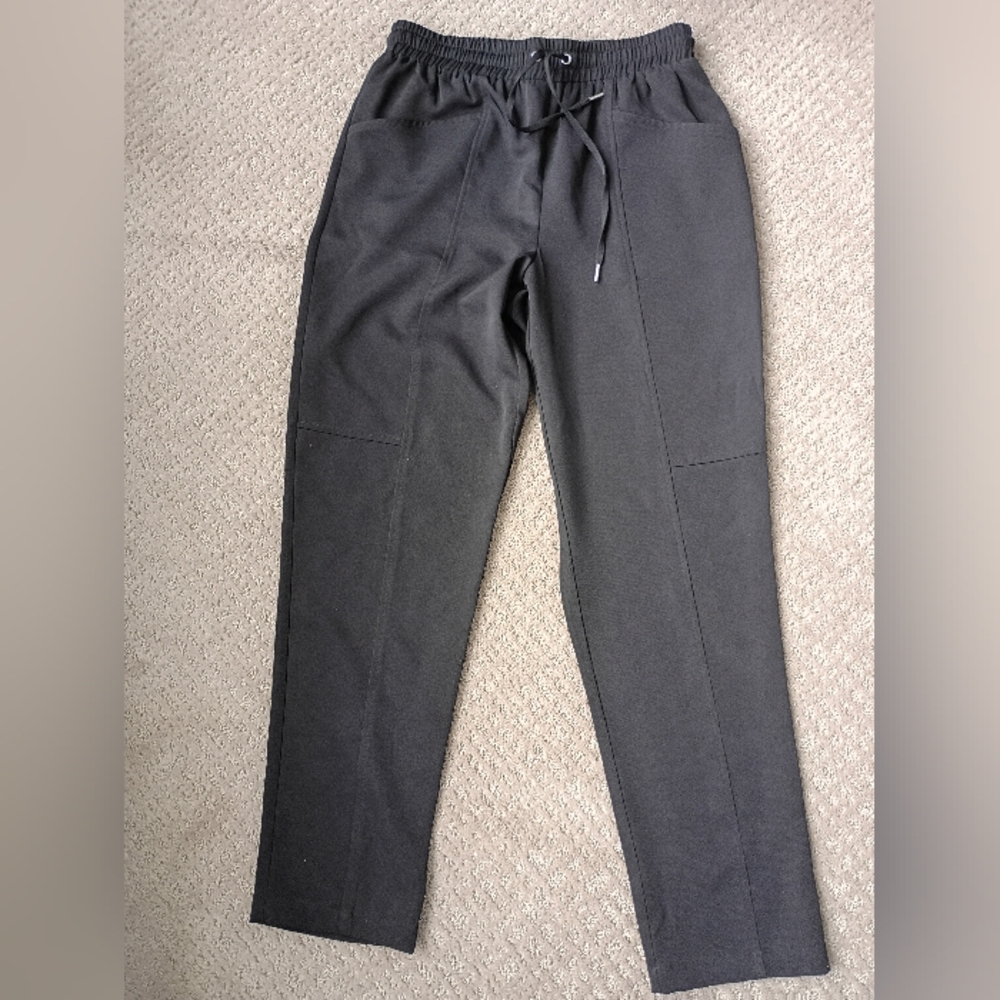 Avec Les FillesBlack Drawstring Trousers